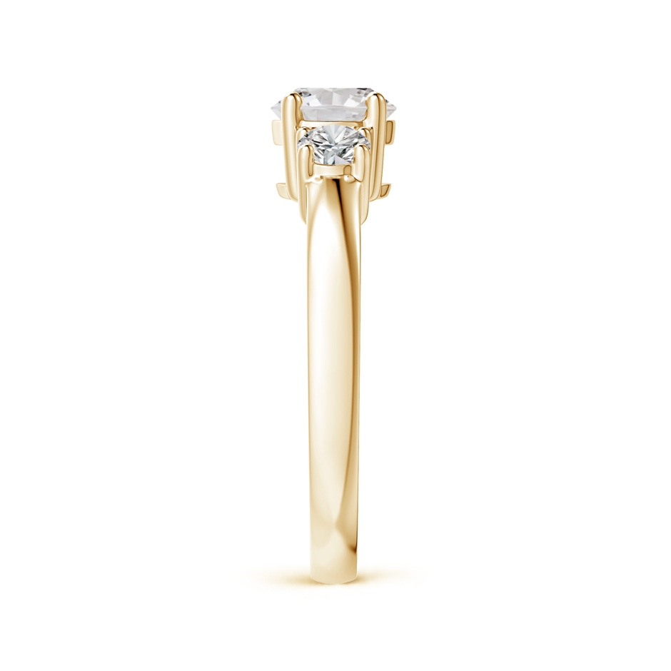 6mm IJI1I2 Classic Diamond Three Stone Engagement Ring in Yellow Gold side 299