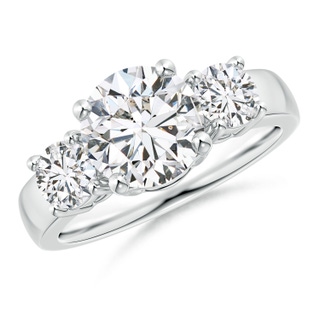 8.1mm HSI2 Classic Diamond Three Stone Engagement Ring in P950 Platinum