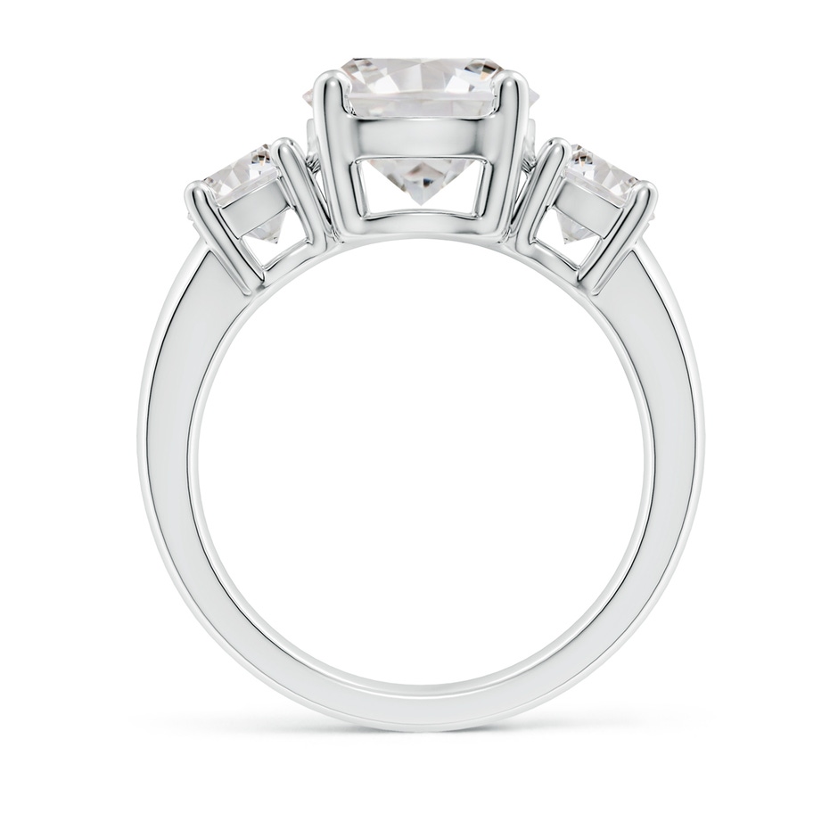 9.2mm IJI1I2 Classic Diamond Three Stone Engagement Ring in S999 Silver side 199
