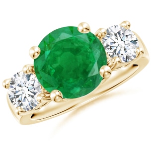 Round AA Emerald