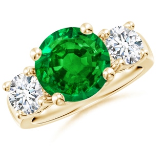 Round AAAA Emerald