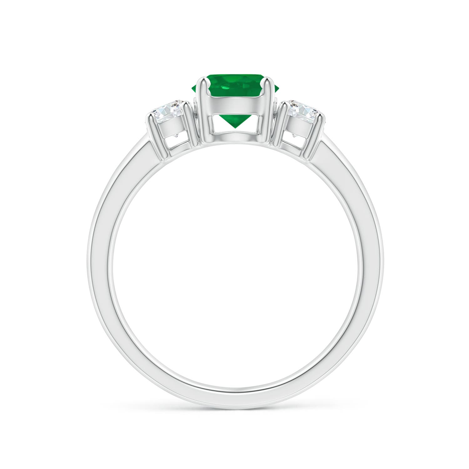 AA - Emerald / 1.07 CT / 14 KT White Gold