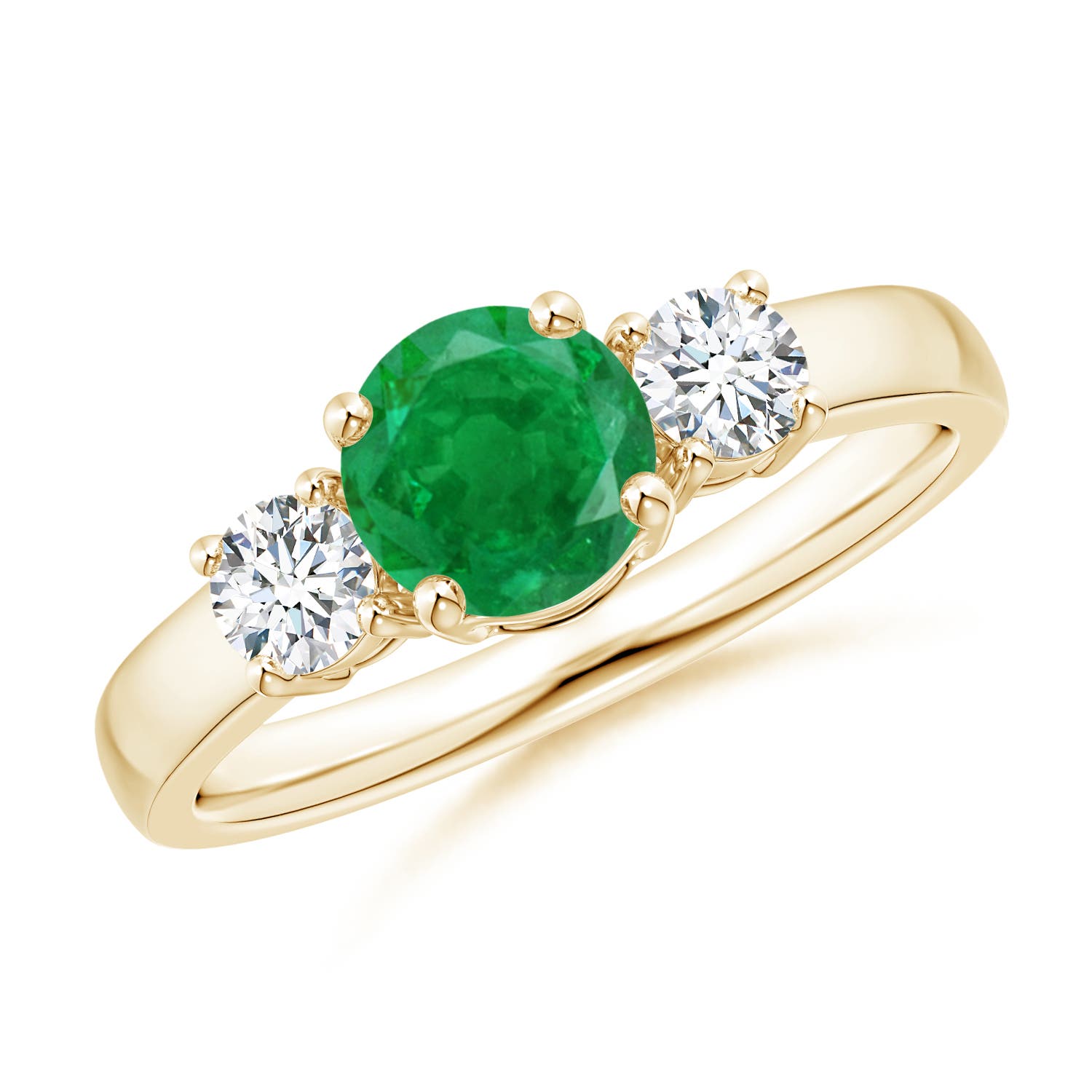 AA - Emerald / 1.07 CT / 14 KT Yellow Gold