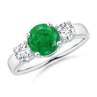 Round AA Emerald