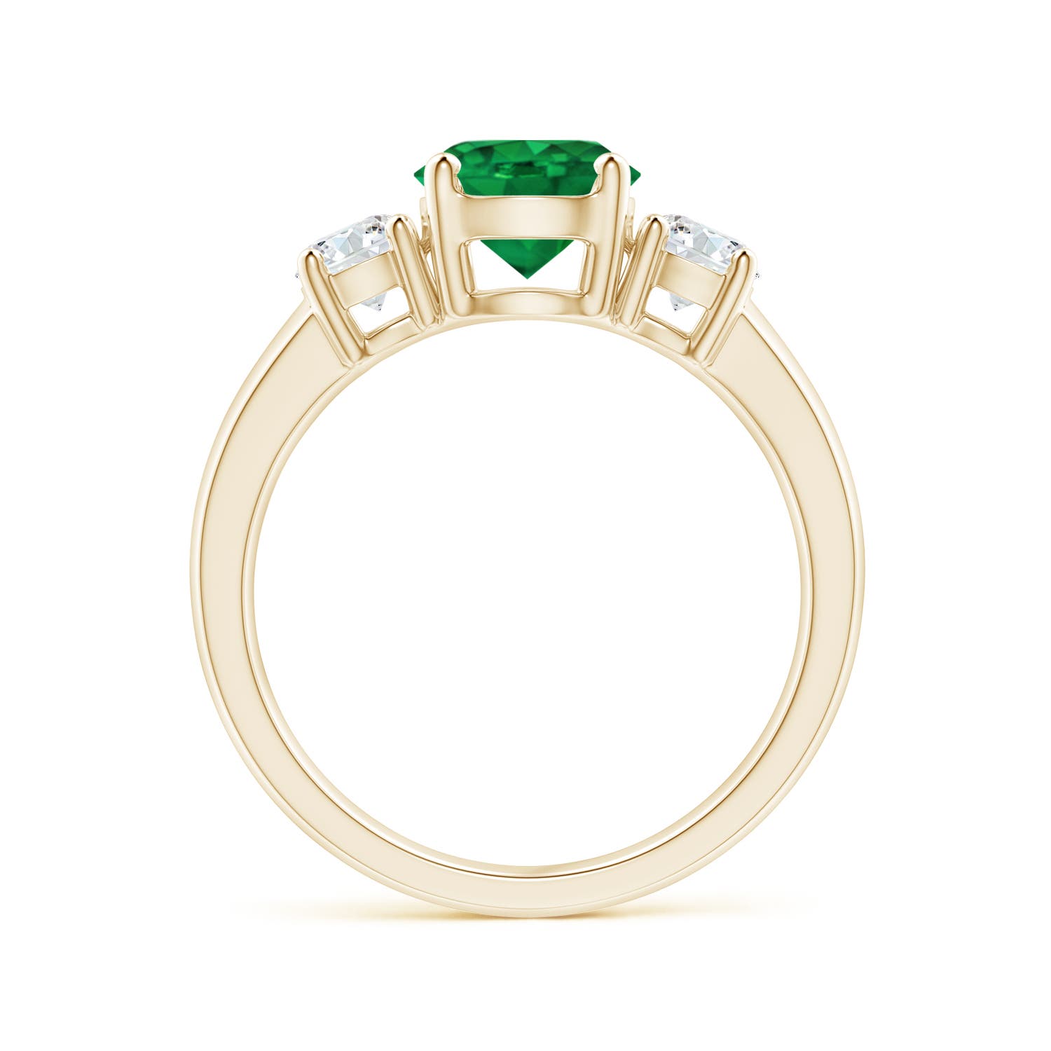 AAA - Emerald / 1.66 CT / 14 KT Yellow Gold