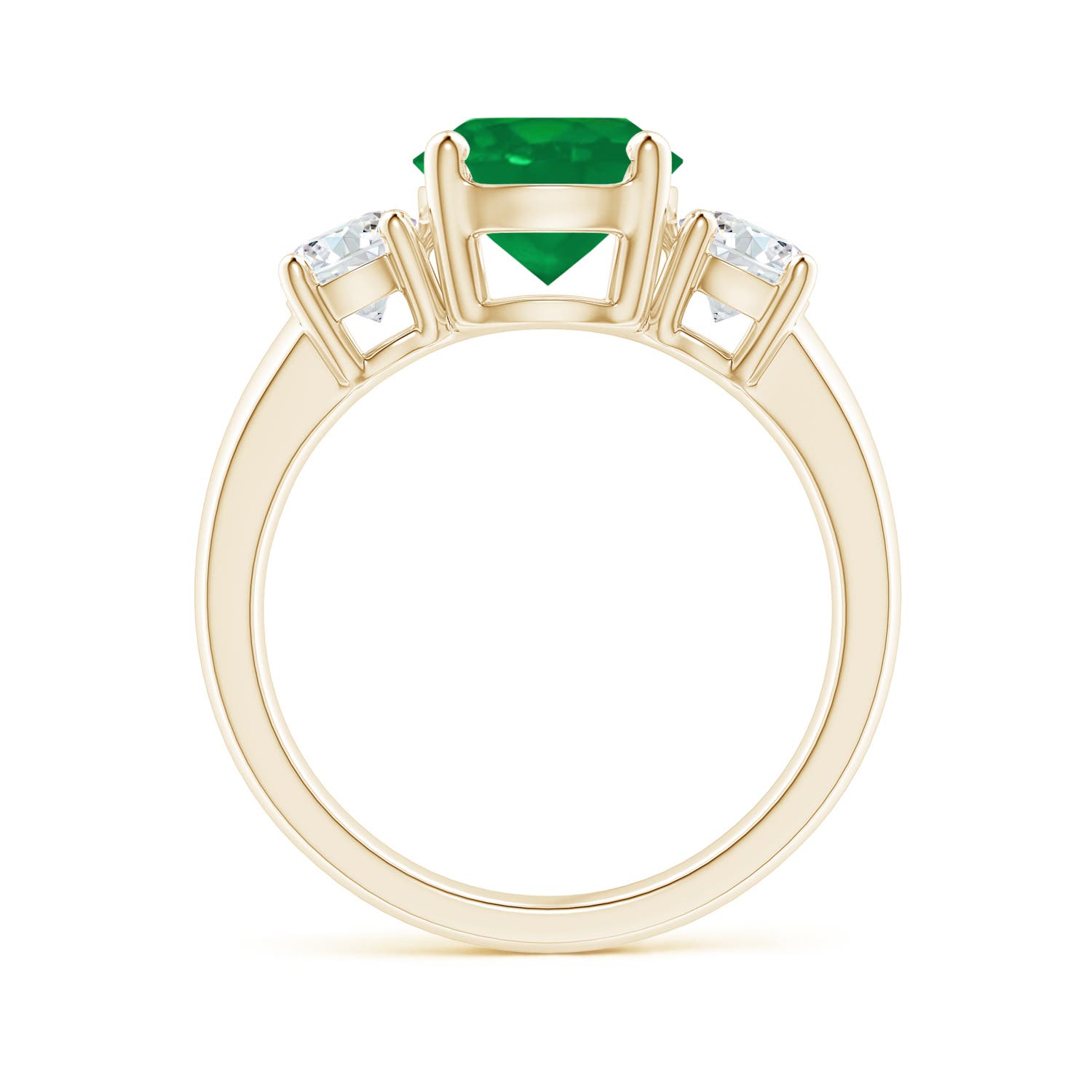 AA - Emerald / 2.45 CT / 14 KT Yellow Gold