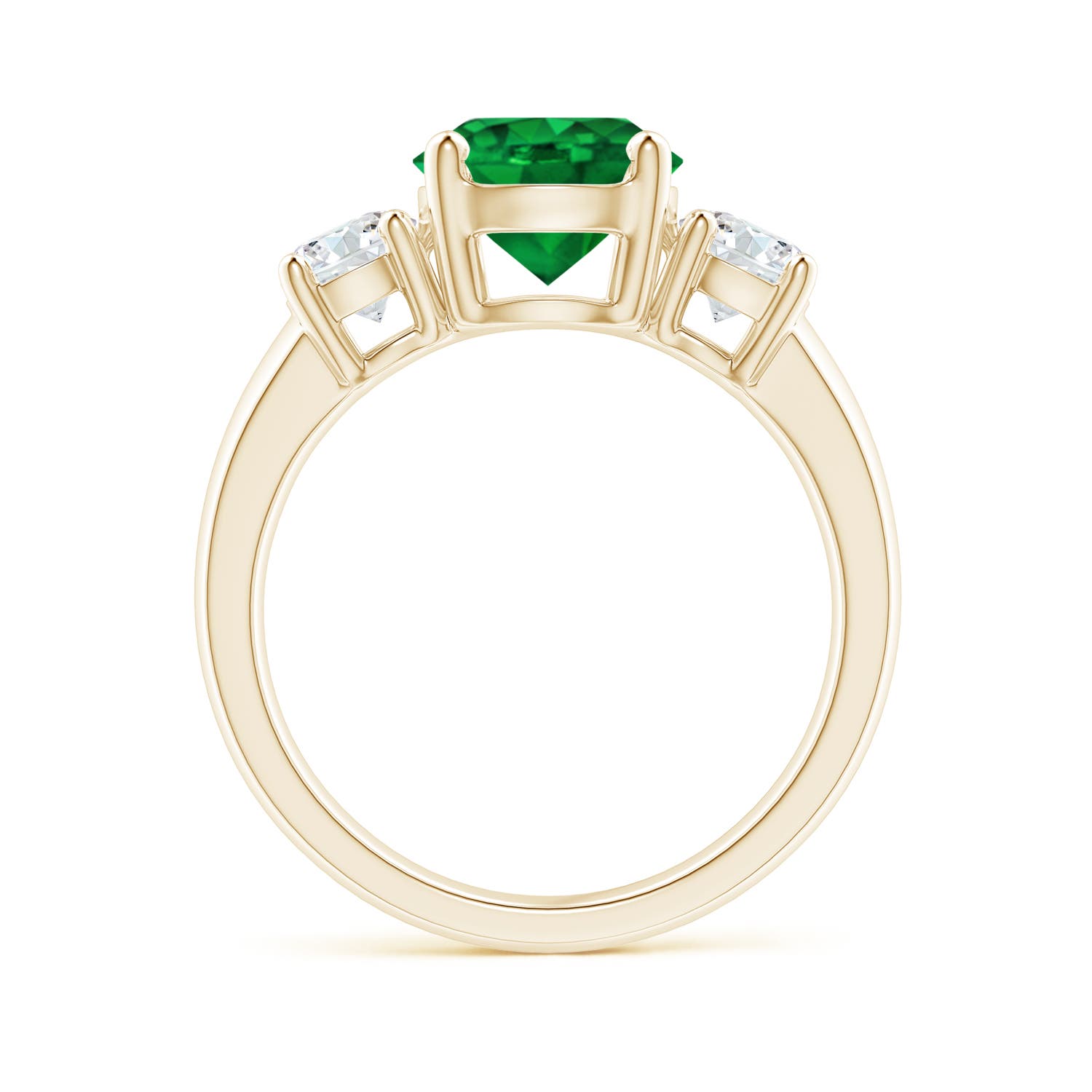 AAAA - Emerald / 2.45 CT / 14 KT Yellow Gold