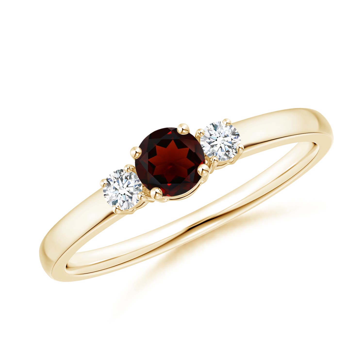 AA - Garnet / 0.47 CT / 14 KT Yellow Gold