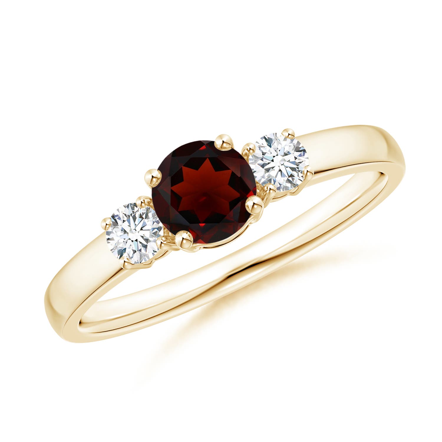 AA - Garnet / 0.81 CT / 14 KT Yellow Gold