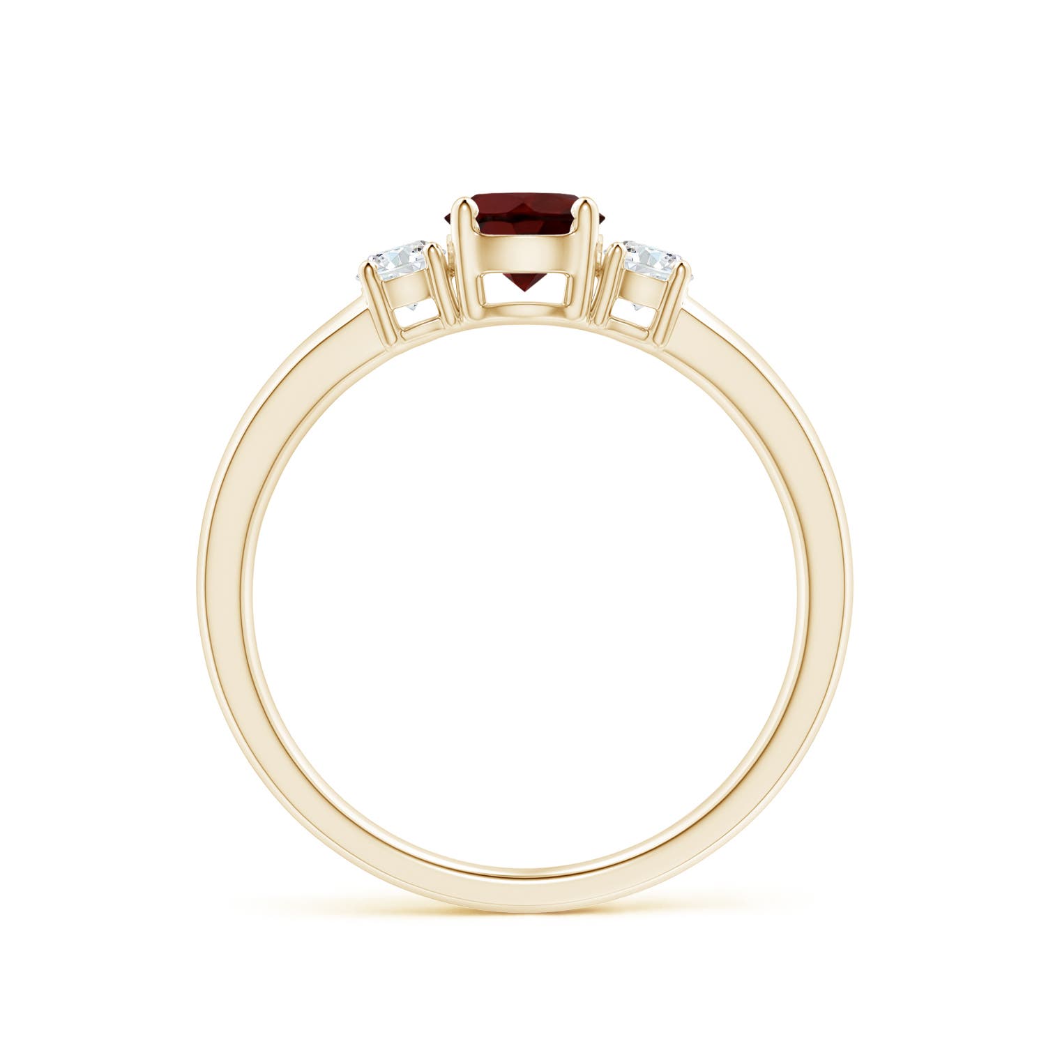 AA - Garnet / 0.81 CT / 14 KT Yellow Gold