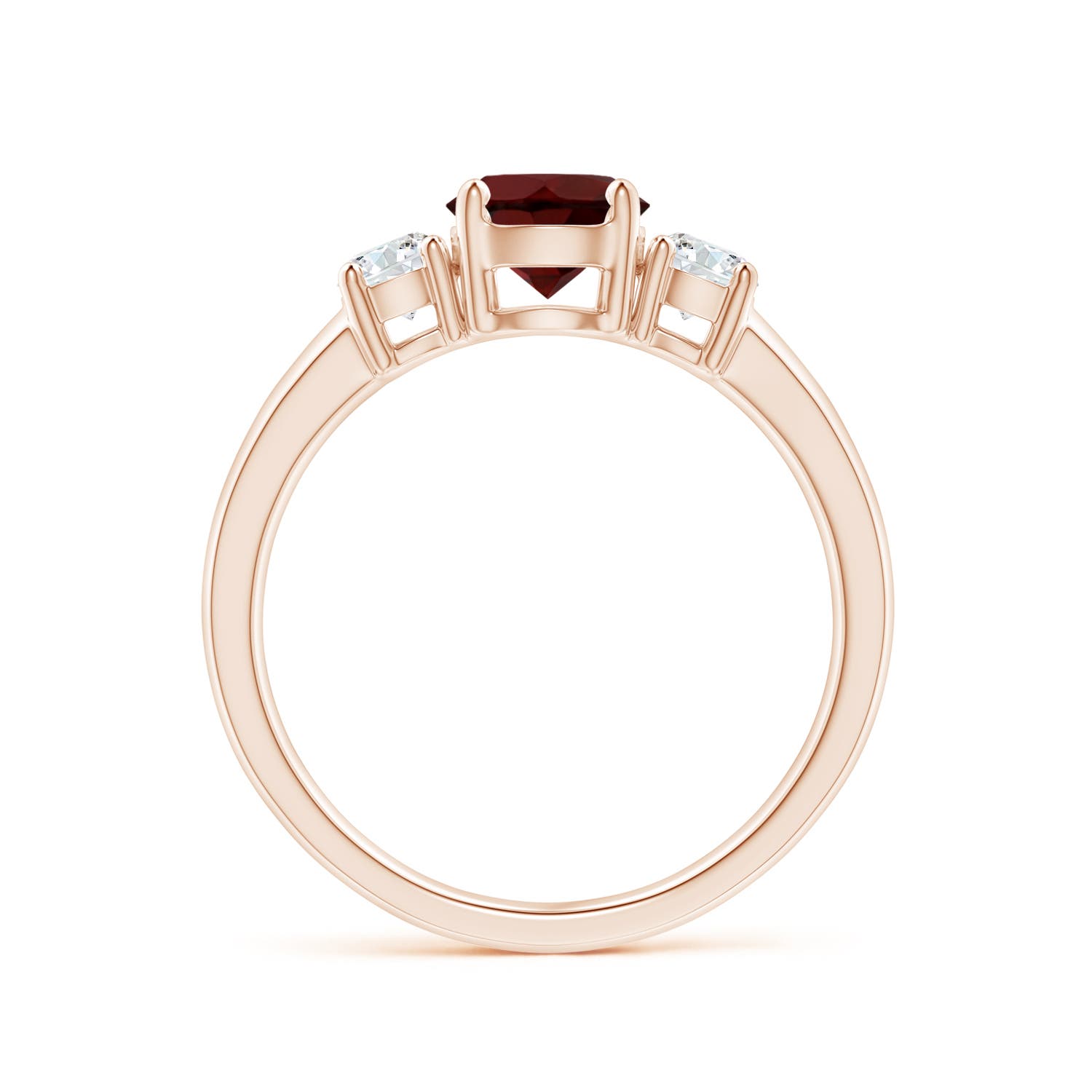 AA - Garnet / 1.32 CT / 14 KT Rose Gold