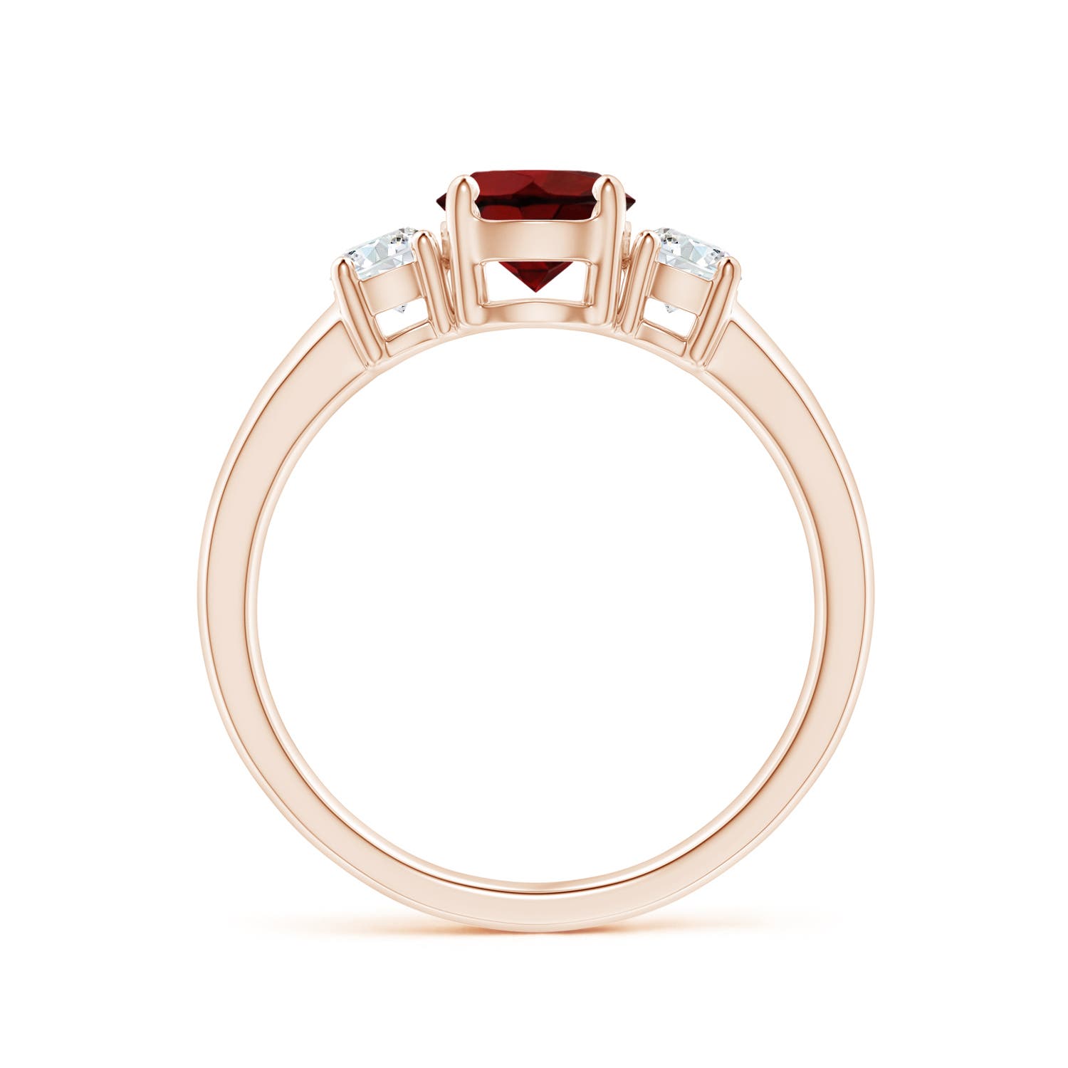 AAA - Garnet / 1.32 CT / 14 KT Rose Gold