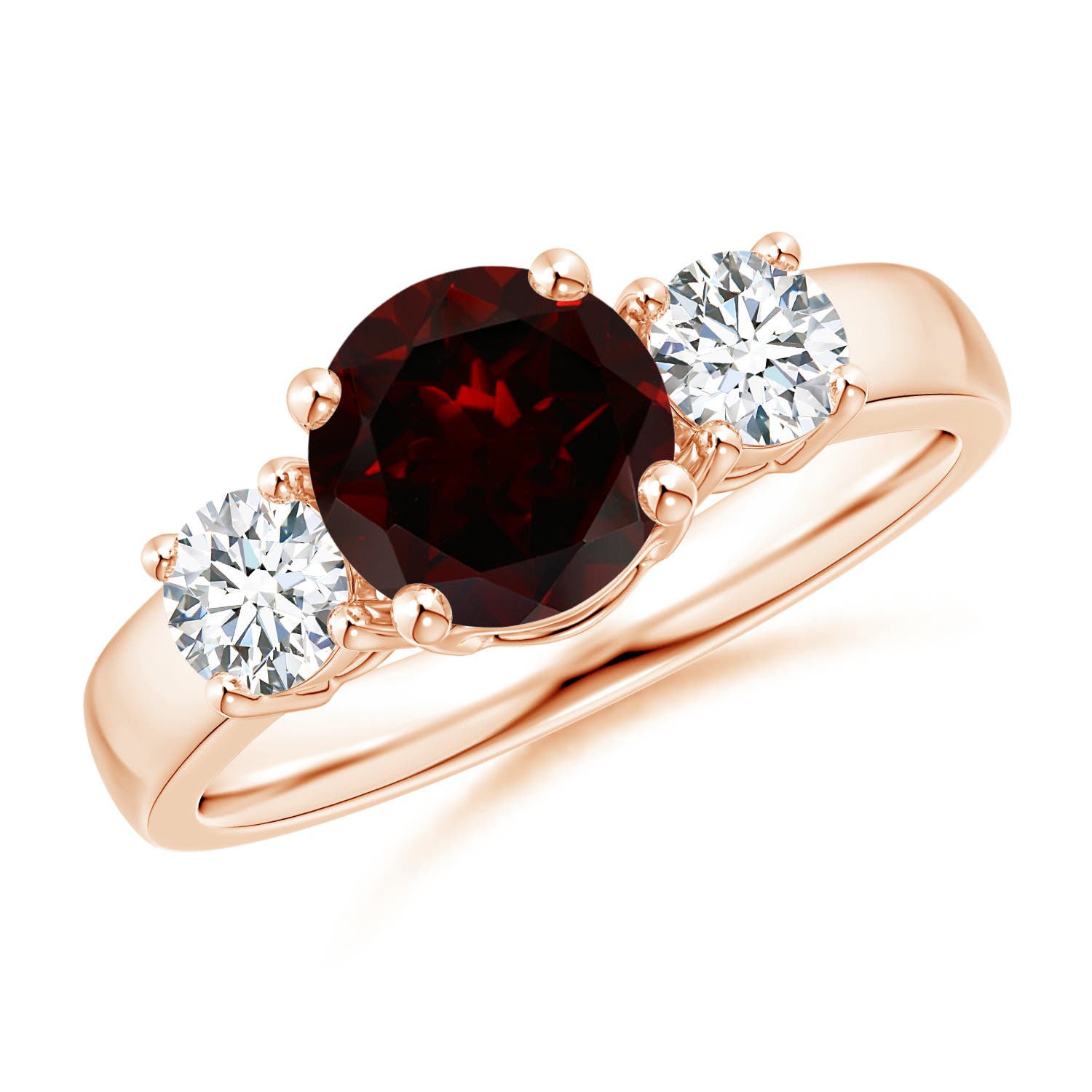 A - Garnet / 1.96 CT / 14 KT Rose Gold