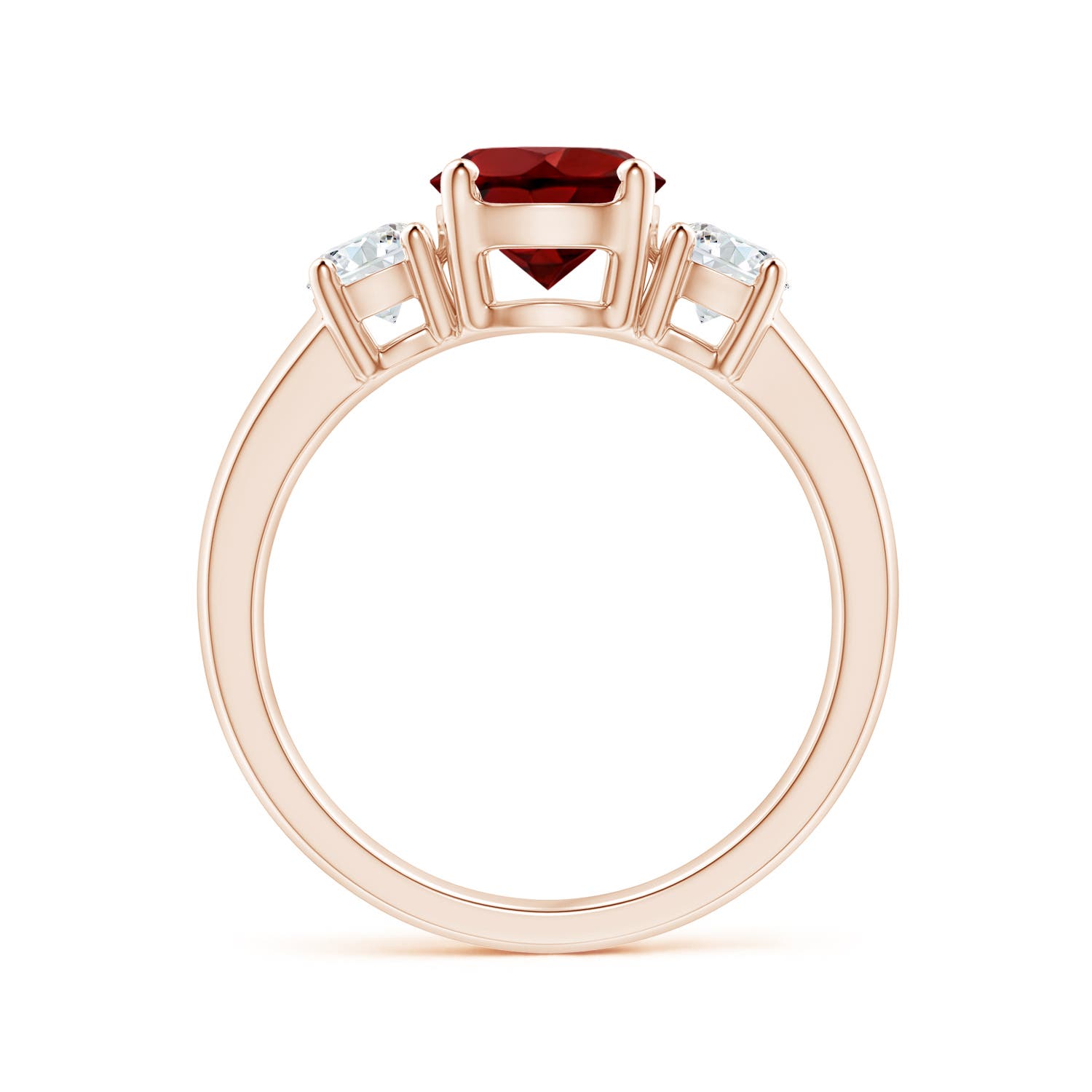 AAAA - Garnet / 1.96 CT / 14 KT Rose Gold