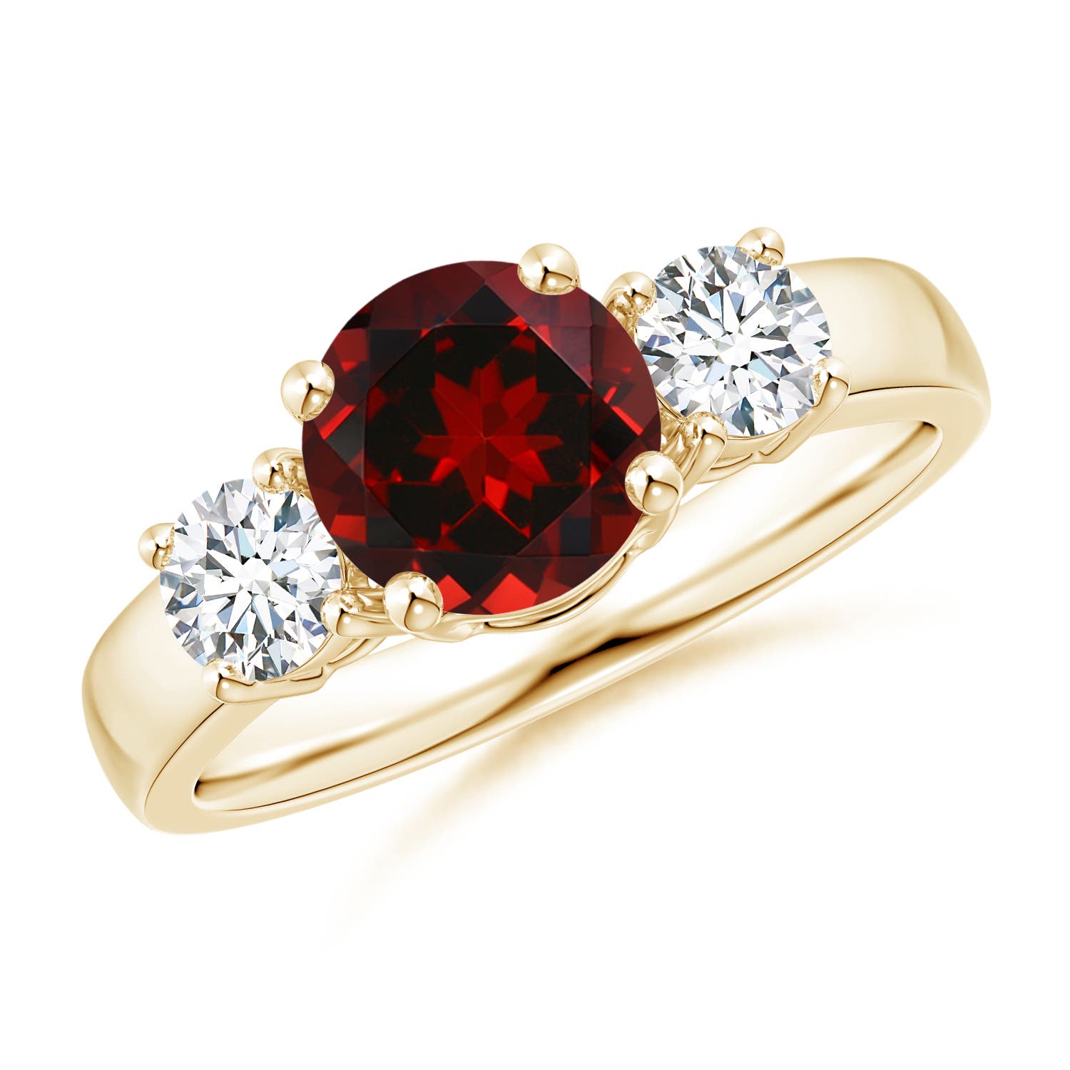 AAAA - Garnet / 1.96 CT / 14 KT Yellow Gold