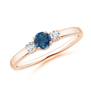 Round AA London Blue Topaz