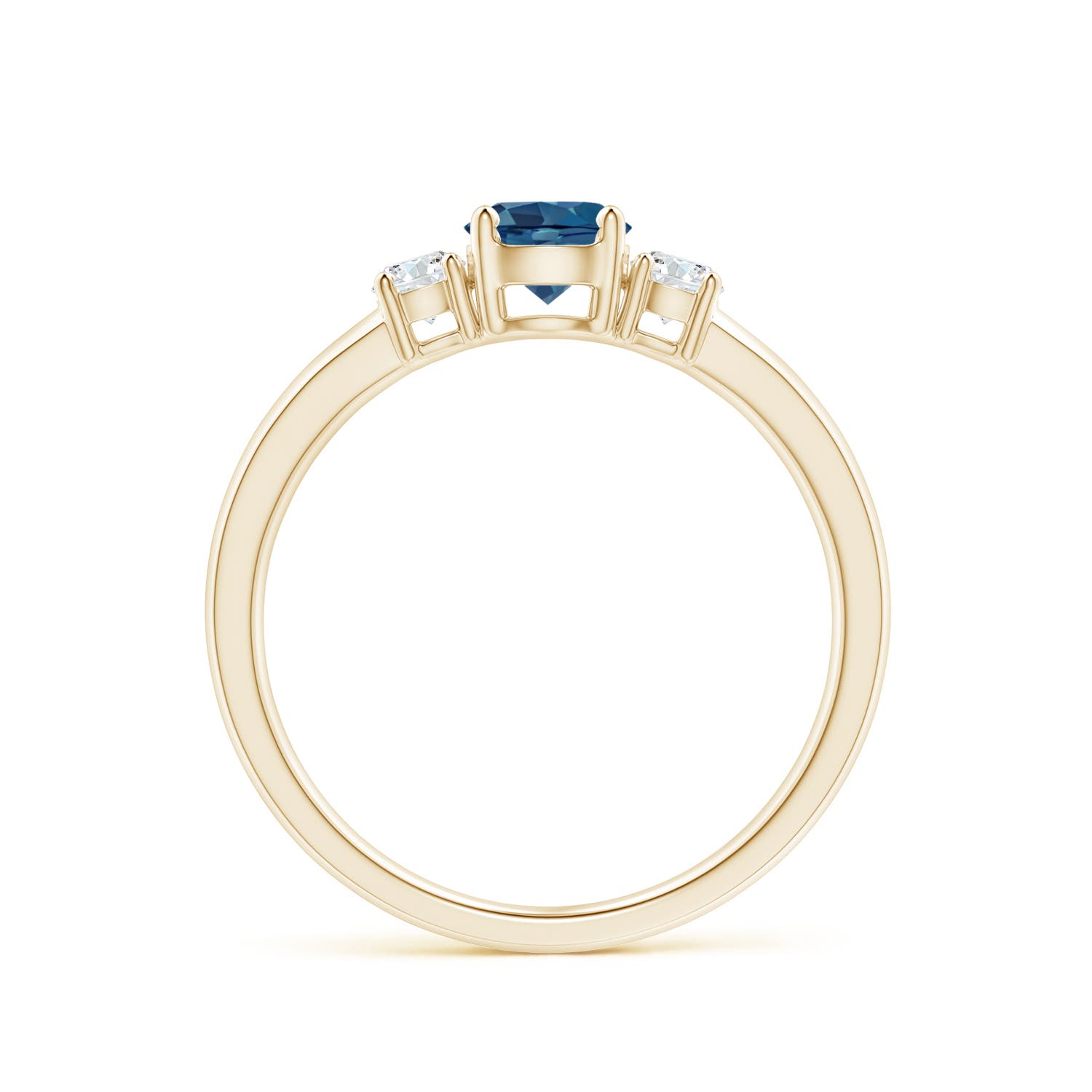 AA - London Blue Topaz / 0.81 CT / 14 KT Yellow Gold