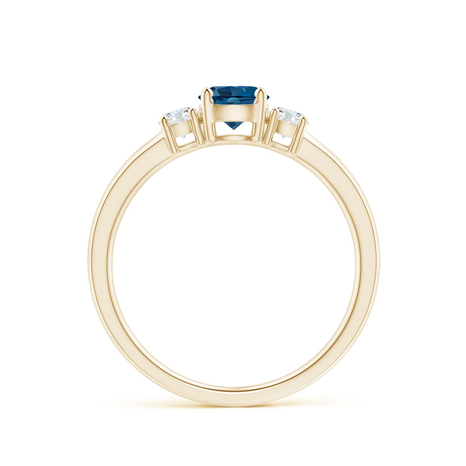 AAA - London Blue Topaz / 0.81 CT / 14 KT Yellow Gold