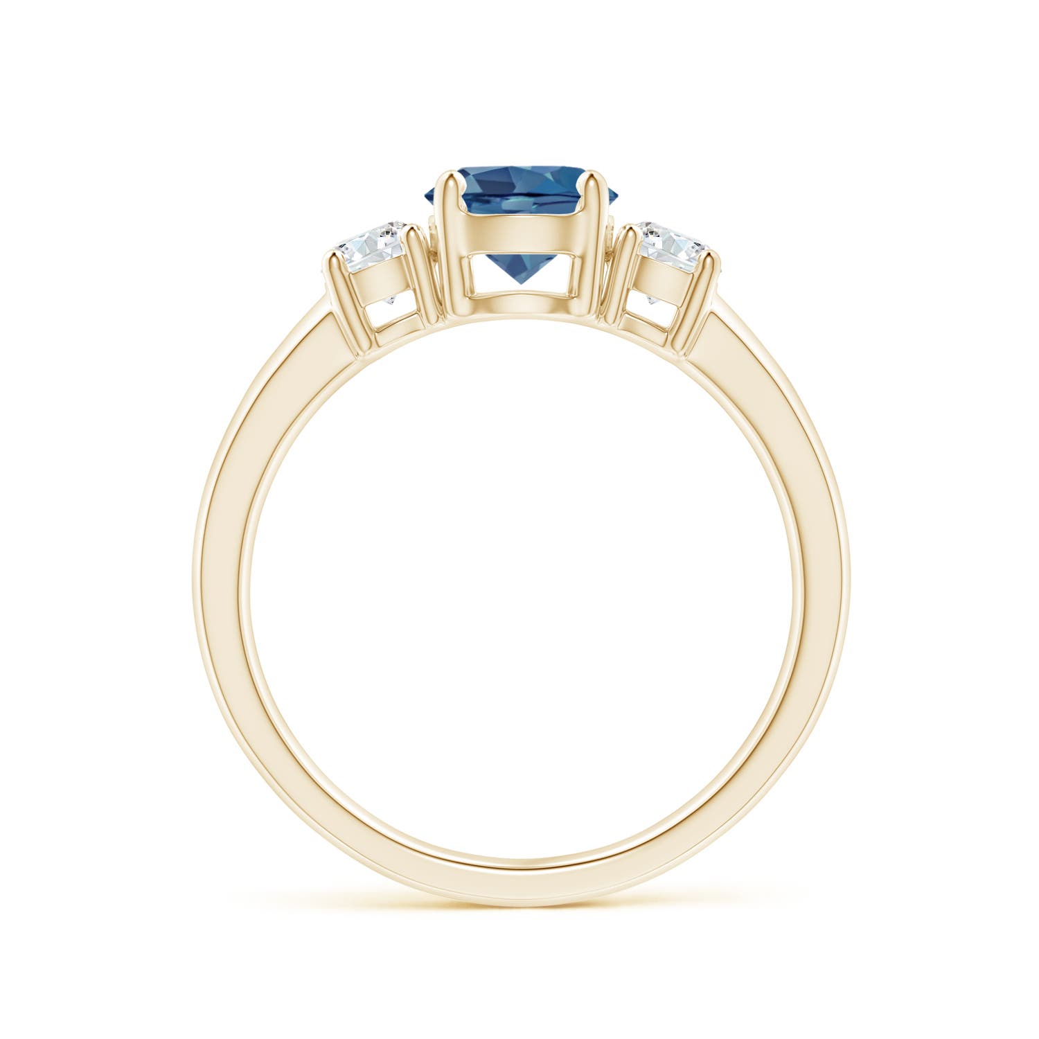 A - London Blue Topaz / 1.27 CT / 14 KT Yellow Gold