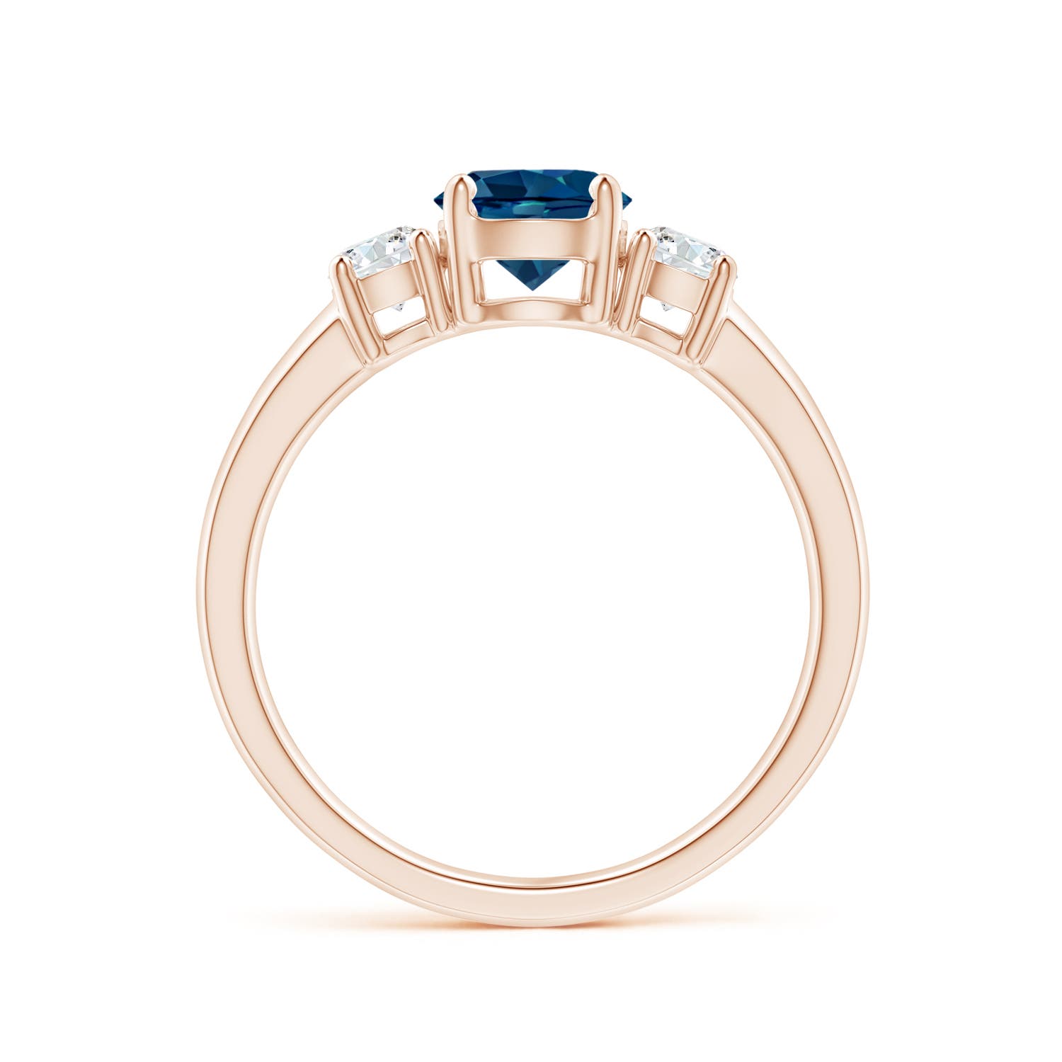 AAAA - London Blue Topaz / 1.27 CT / 14 KT Rose Gold