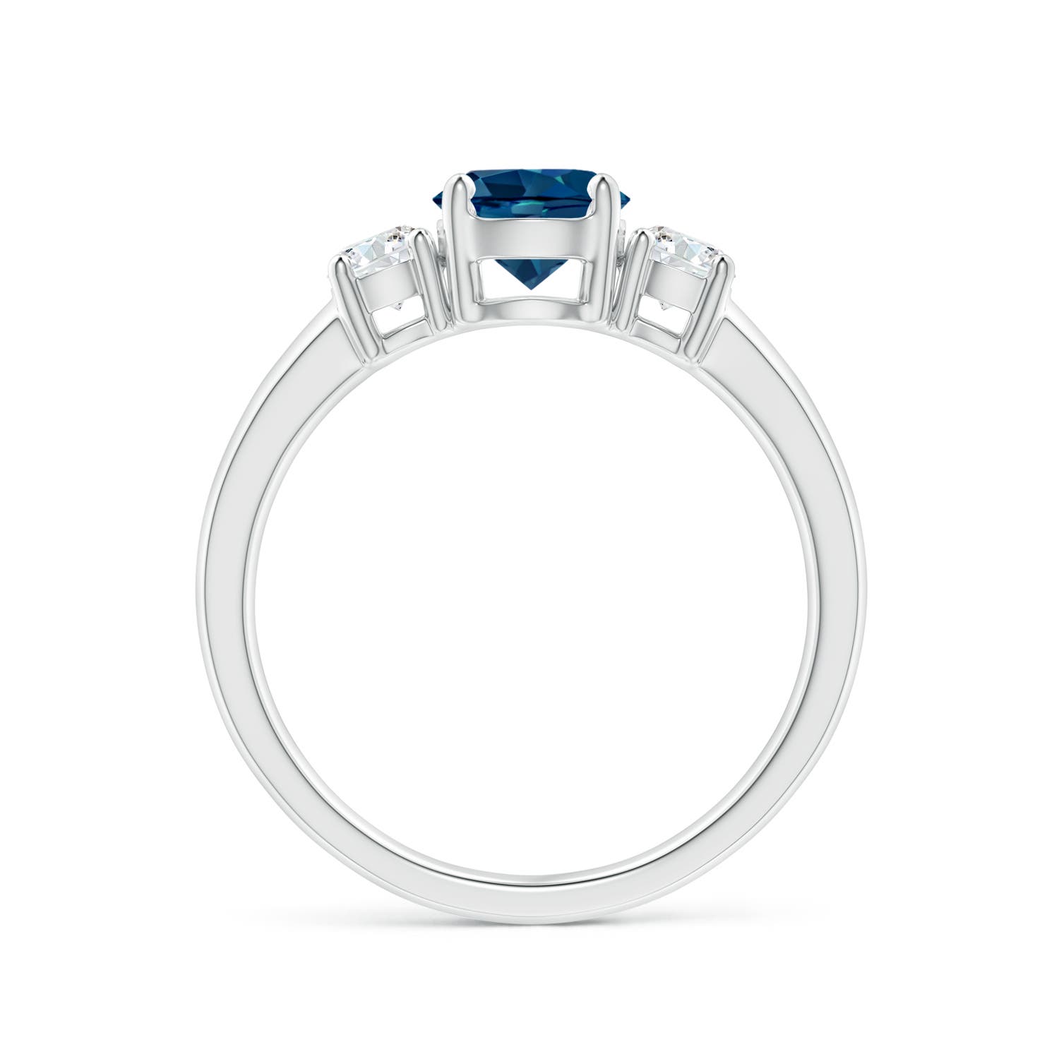 AAAA - London Blue Topaz / 1.27 CT / 14 KT White Gold