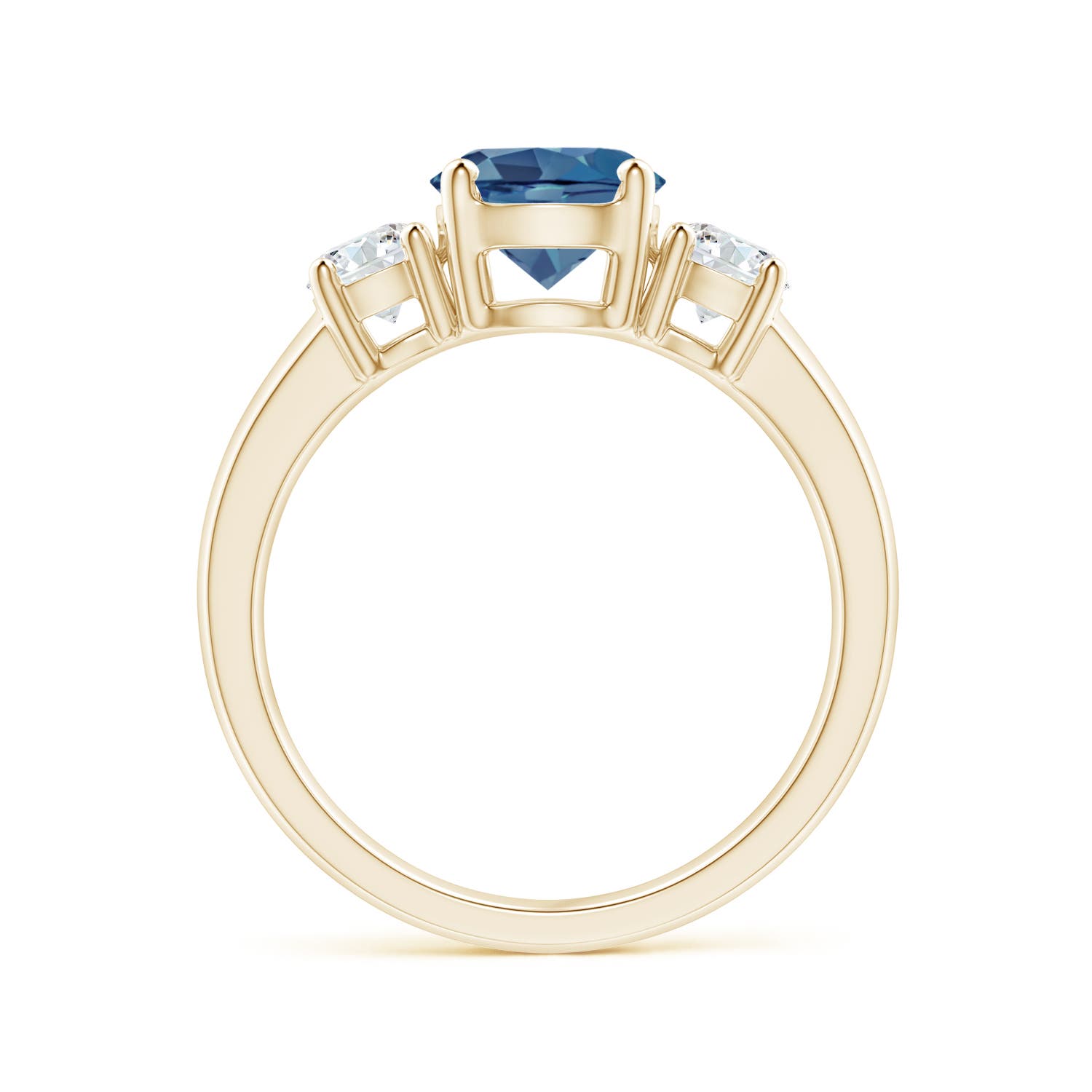 A - London Blue Topaz / 2.01 CT / 14 KT Yellow Gold