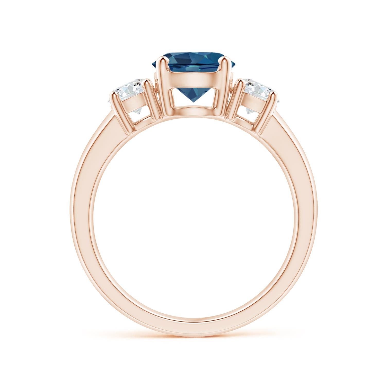 AA - London Blue Topaz / 2.01 CT / 14 KT Rose Gold