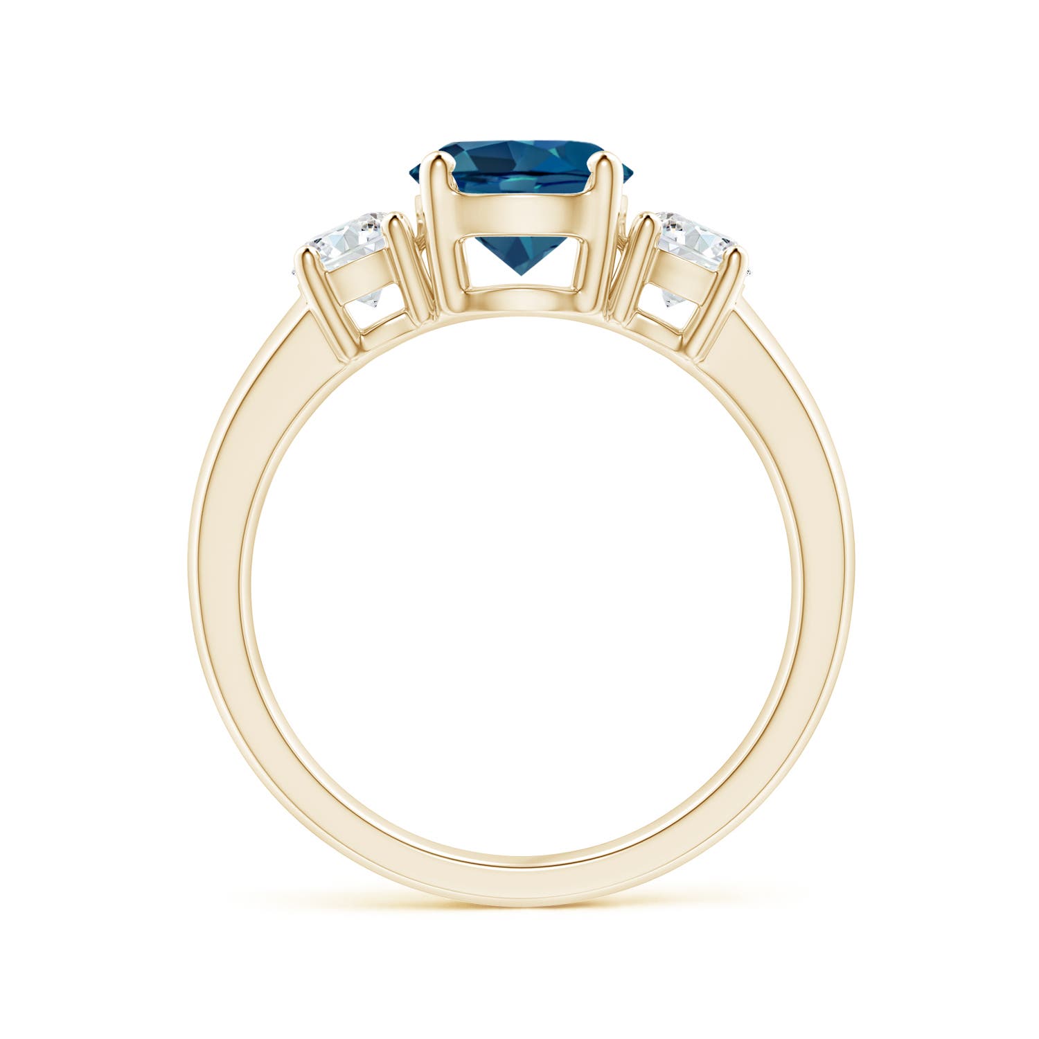 AAA - London Blue Topaz / 2.01 CT / 14 KT Yellow Gold