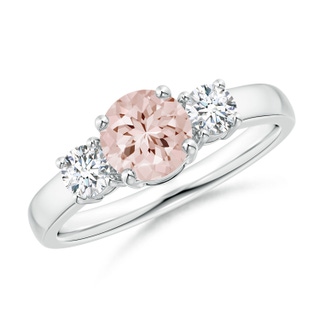 Round AA Morganite