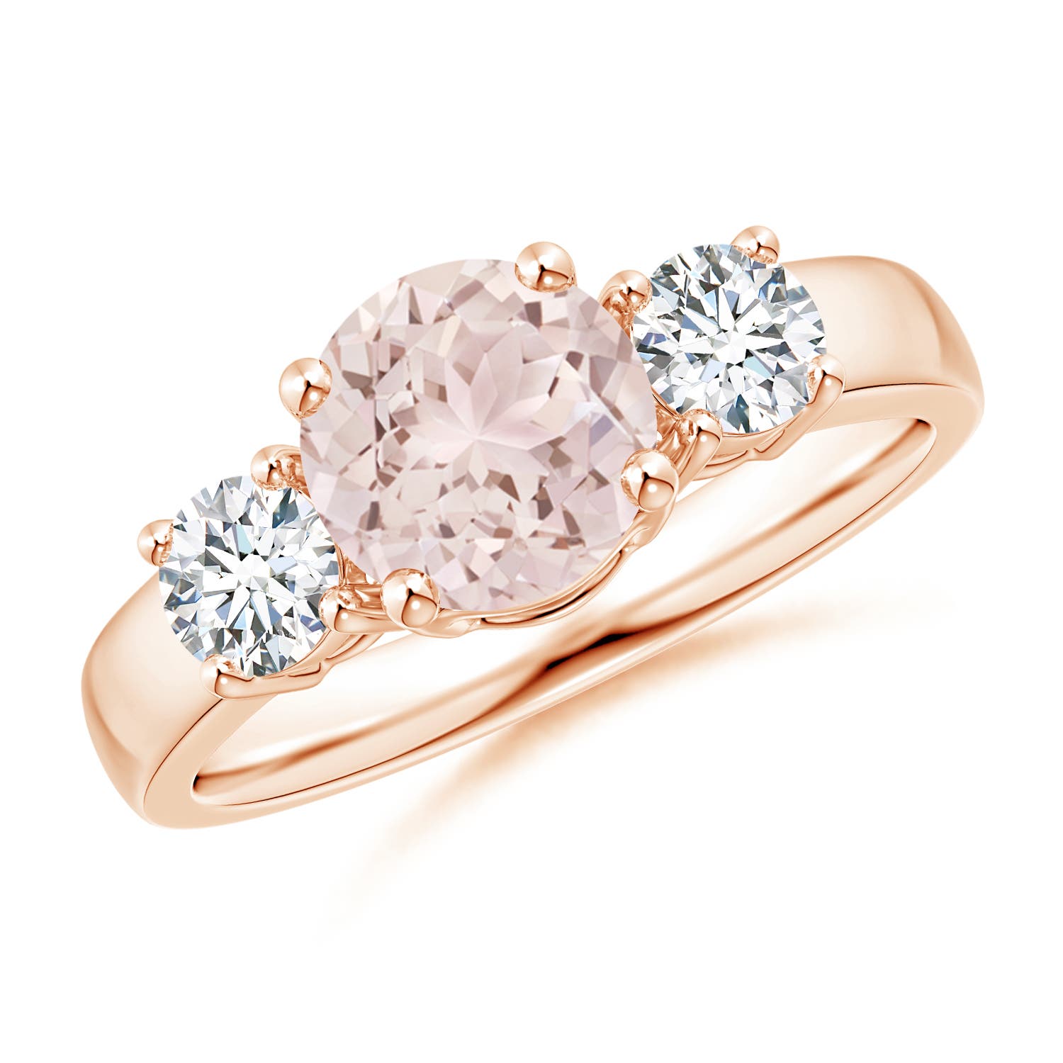 A - Morganite / 1.56 CT / 14 KT Rose Gold