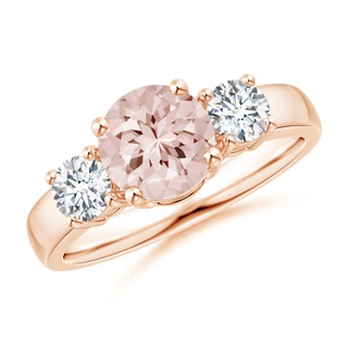 Round AA Morganite
