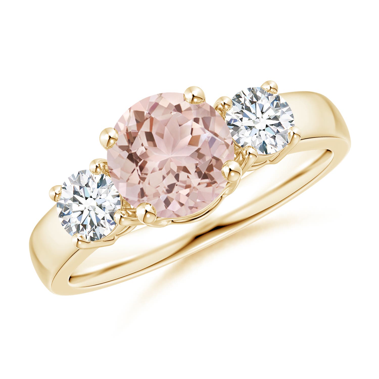 AAA - Morganite / 1.56 CT / 14 KT Yellow Gold