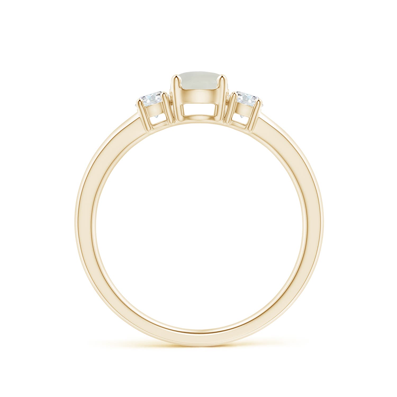 AAA - Moonstone / 0.66 CT / 14 KT Yellow Gold