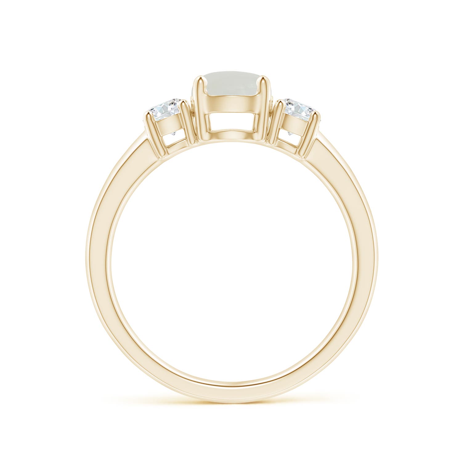 A - Moonstone / 1.12 CT / 14 KT Yellow Gold