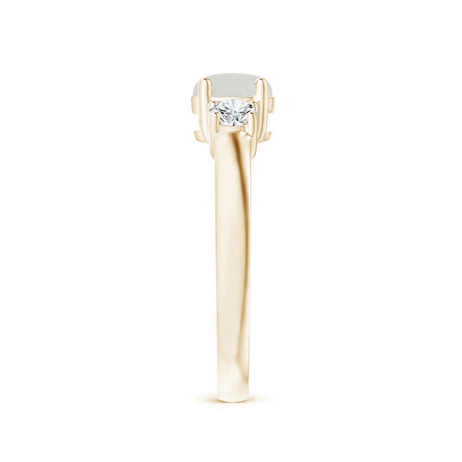 A - Moonstone / 1.12 CT / 14 KT Yellow Gold