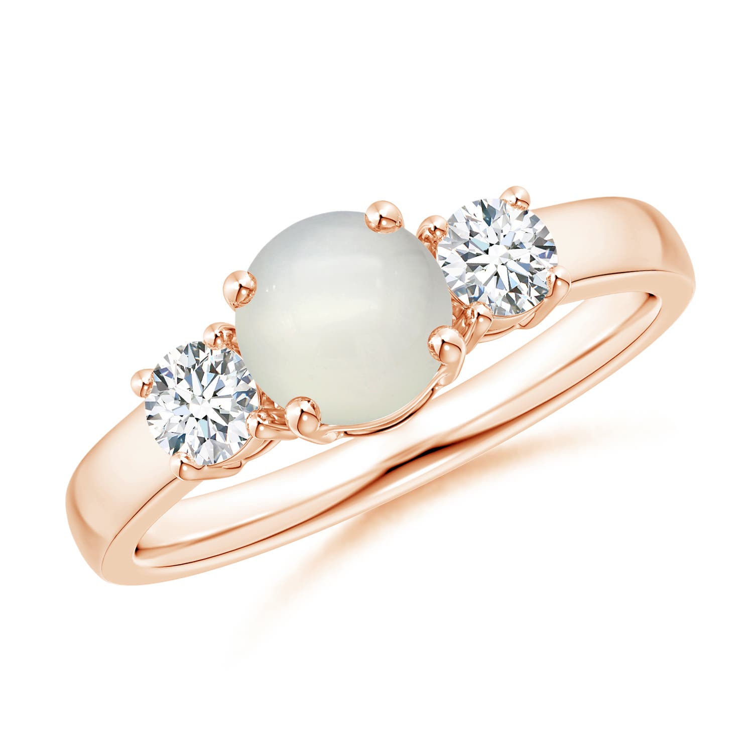 AAA - Moonstone / 1.12 CT / 14 KT Rose Gold