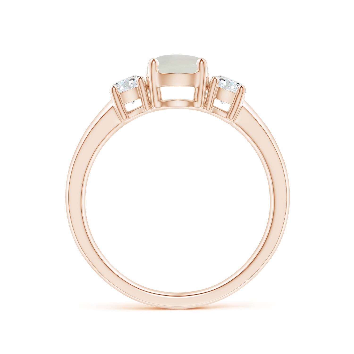 AAA - Moonstone / 1.12 CT / 14 KT Rose Gold