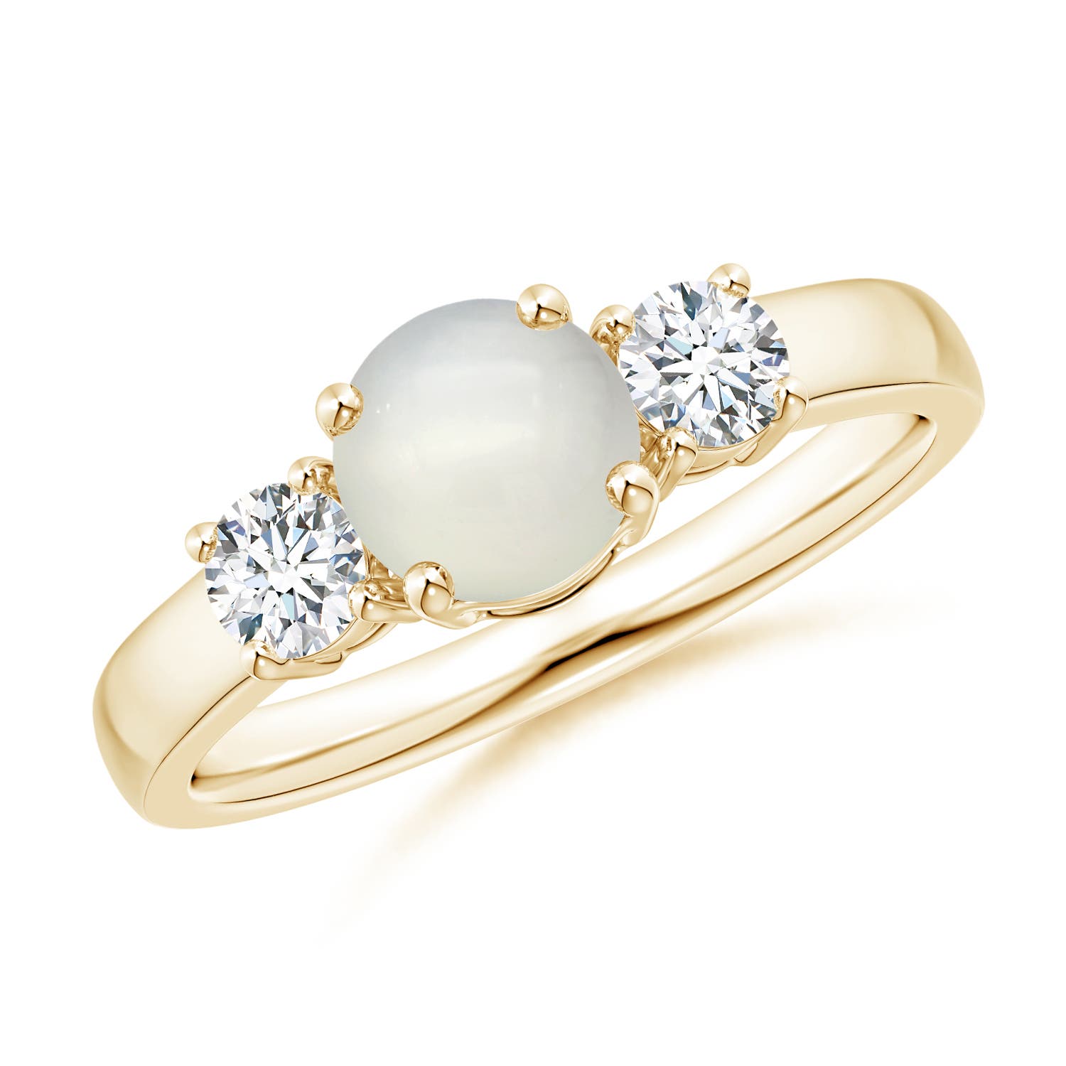 AAA - Moonstone / 1.12 CT / 14 KT Yellow Gold