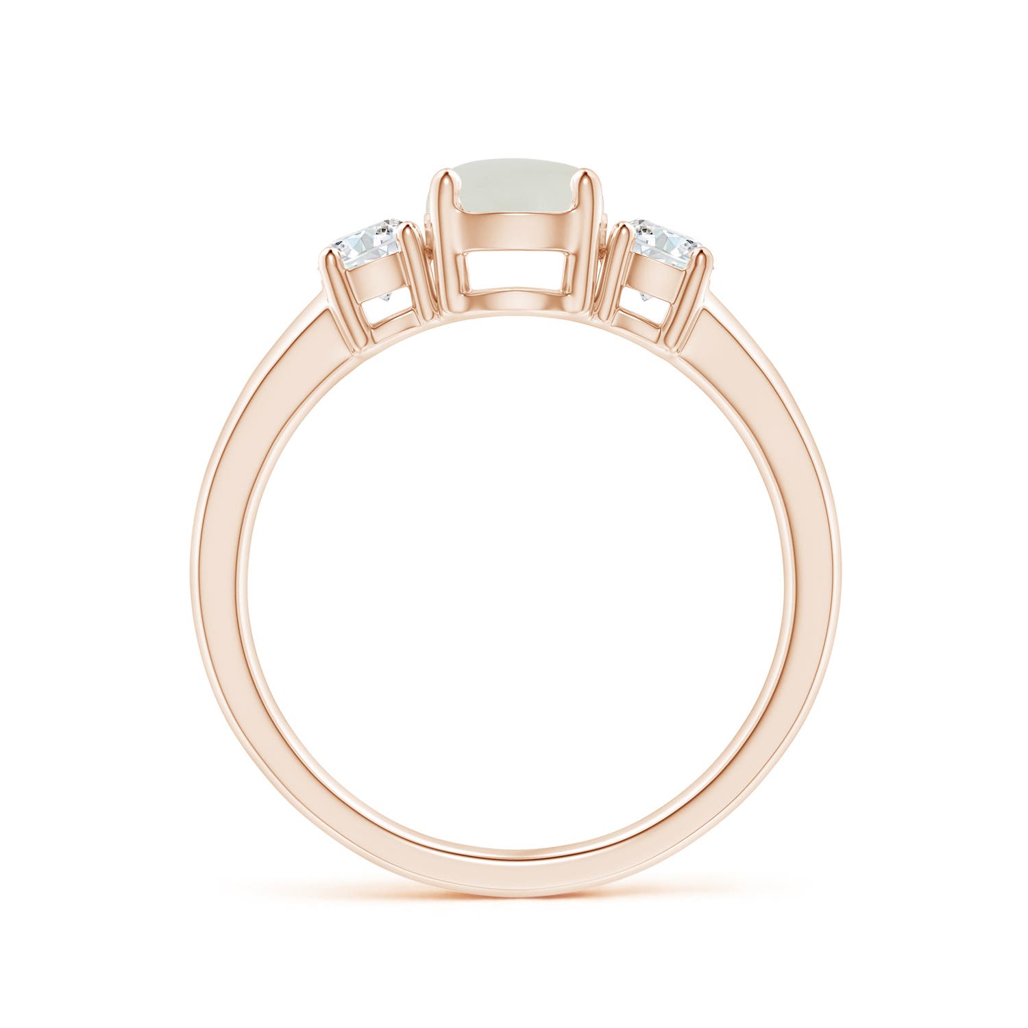 AAAA - Moonstone / 1.12 CT / 14 KT Rose Gold