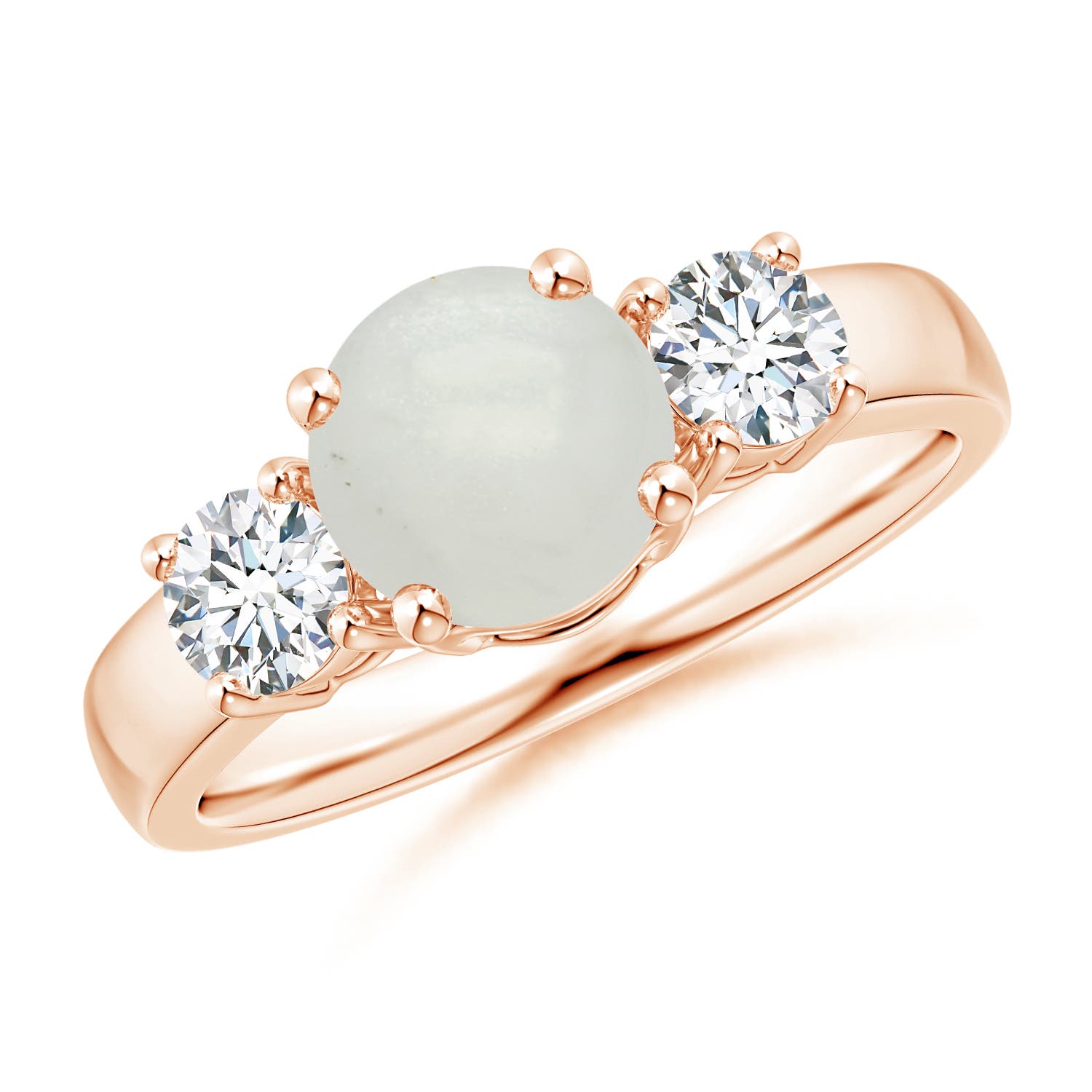 A - Moonstone / 1.71 CT / 14 KT Rose Gold