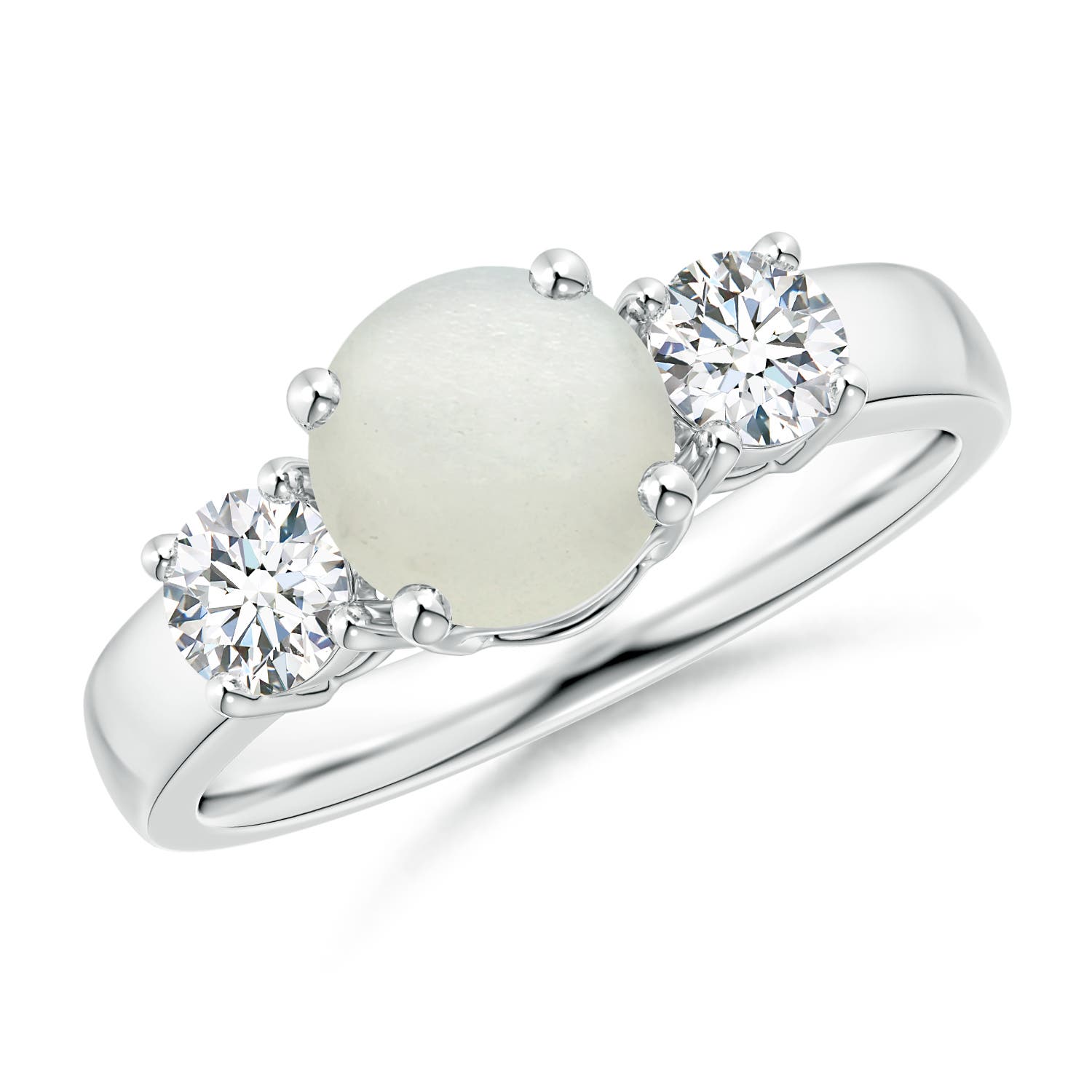 AA - Moonstone / 1.71 CT / 14 KT White Gold