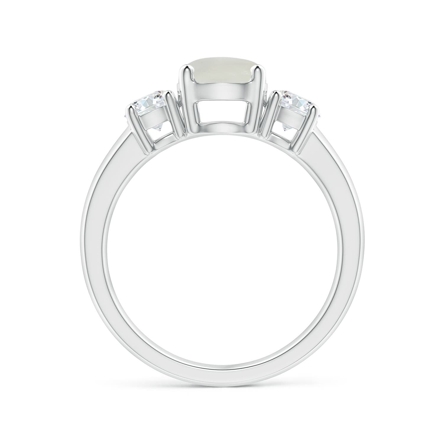 AAA - Moonstone / 1.71 CT / 14 KT White Gold