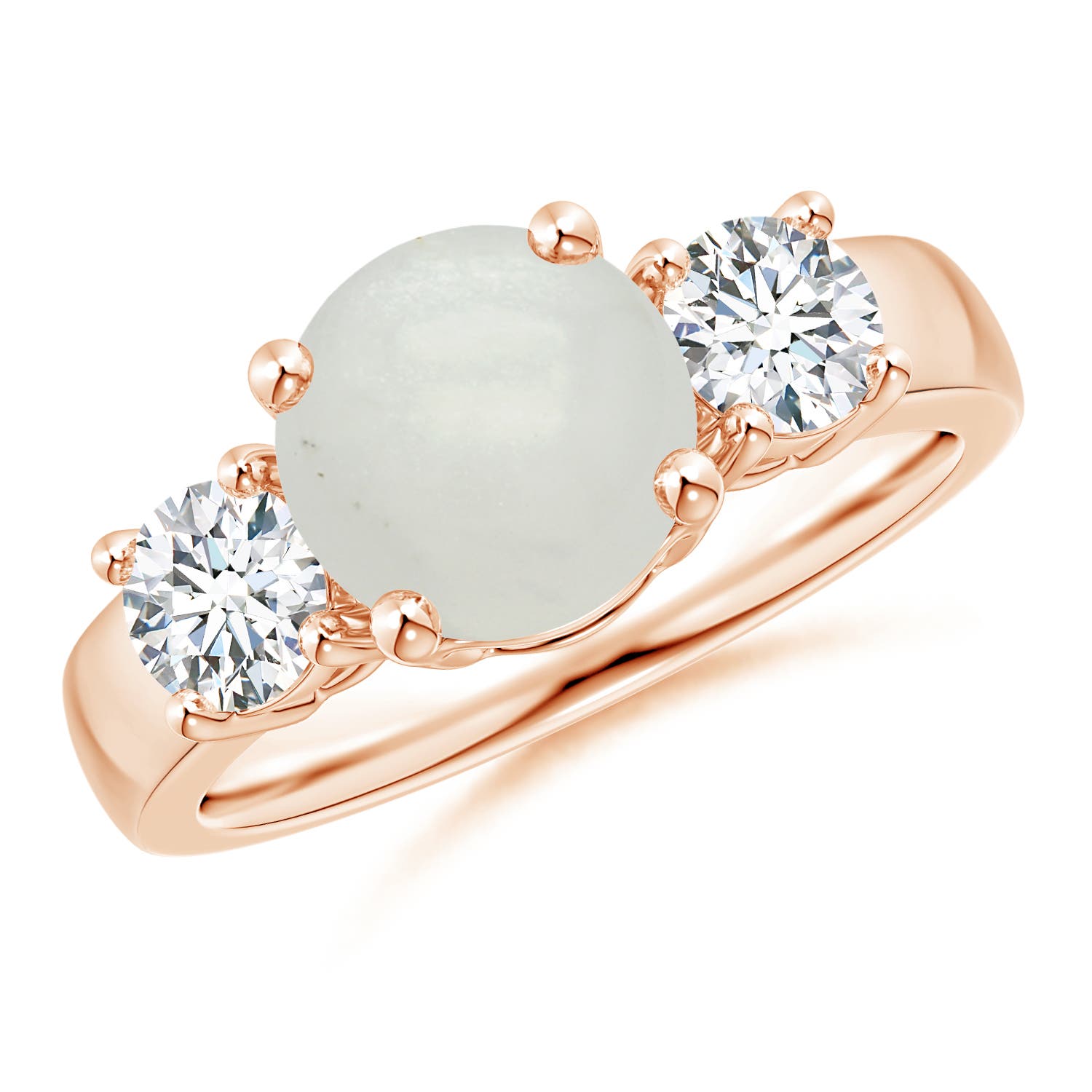 A - Moonstone / 2.6 CT / 14 KT Rose Gold