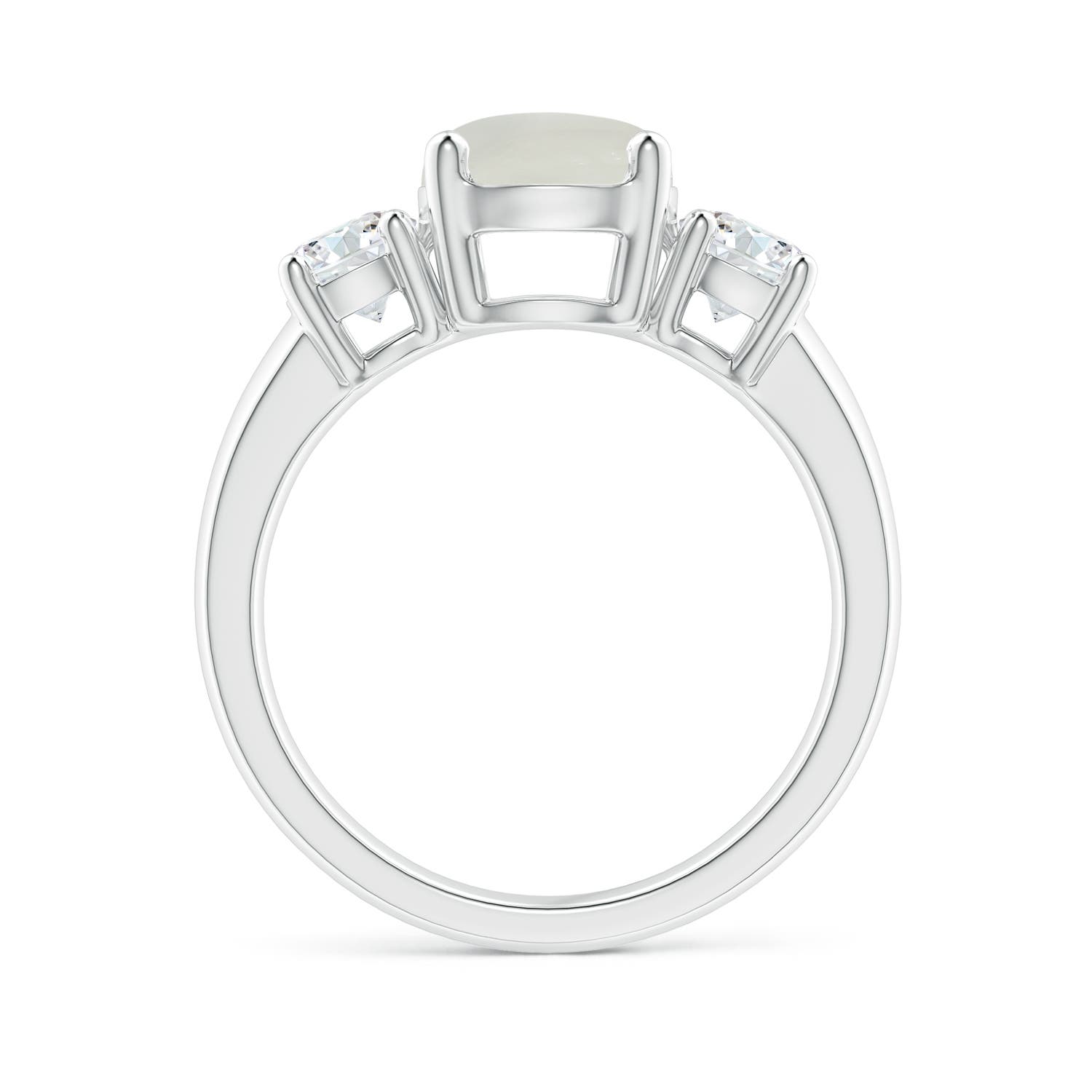 AAA - Moonstone / 2.6 CT / 14 KT White Gold