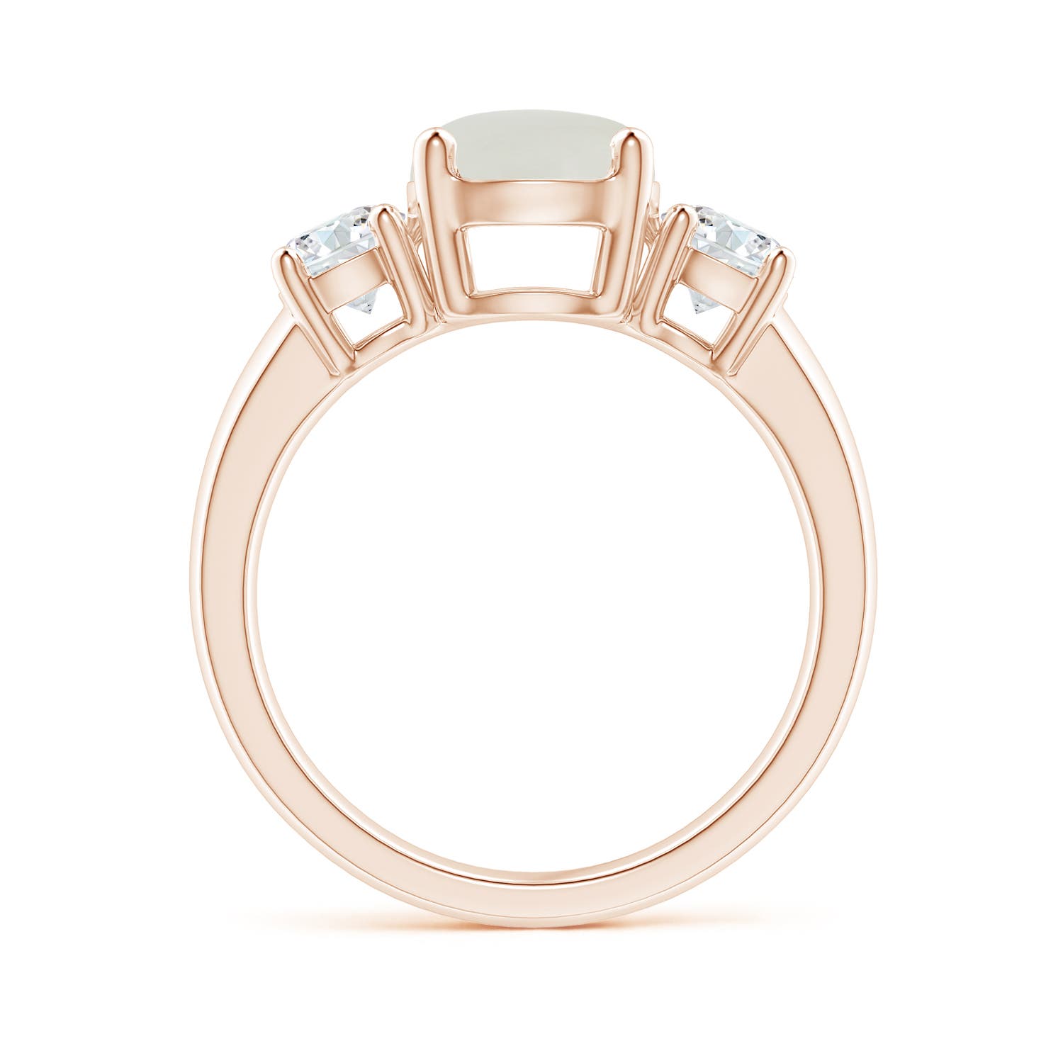 AAAA - Moonstone / 2.6 CT / 14 KT Rose Gold