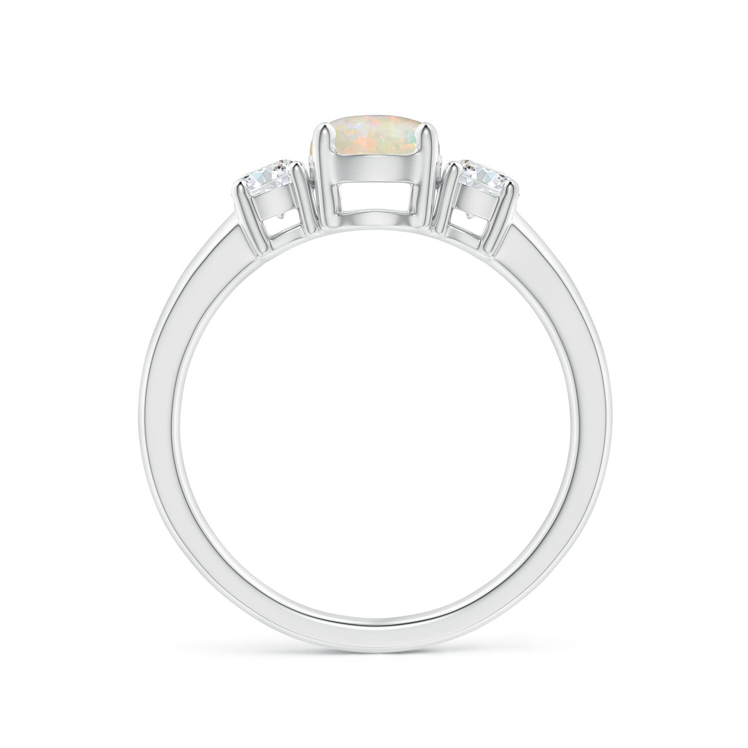 AAAA - Opal / 0.82 CT / 14 KT White Gold