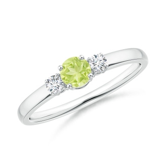 Round A Peridot