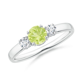 Round A Peridot