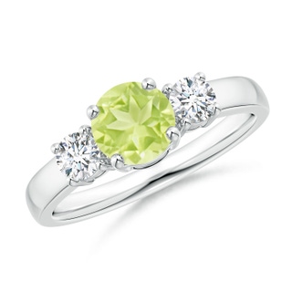 Round A Peridot