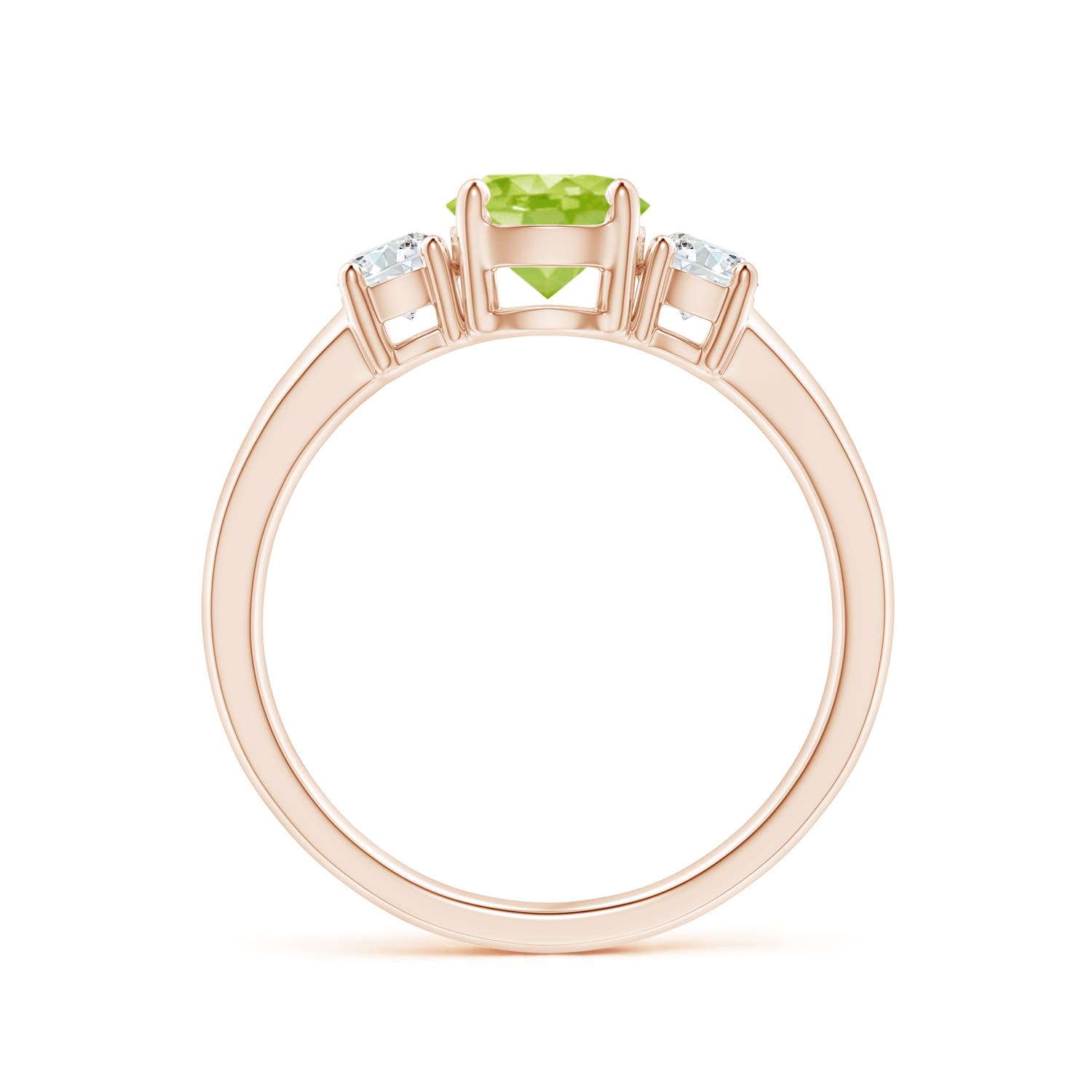 AA - Peridot / 1.27 CT / 14 KT Rose Gold